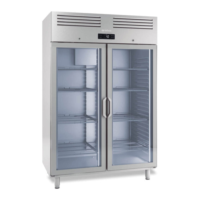 AGB 1402 BT CR Armario de refrigeración y congelación puertas de cristal