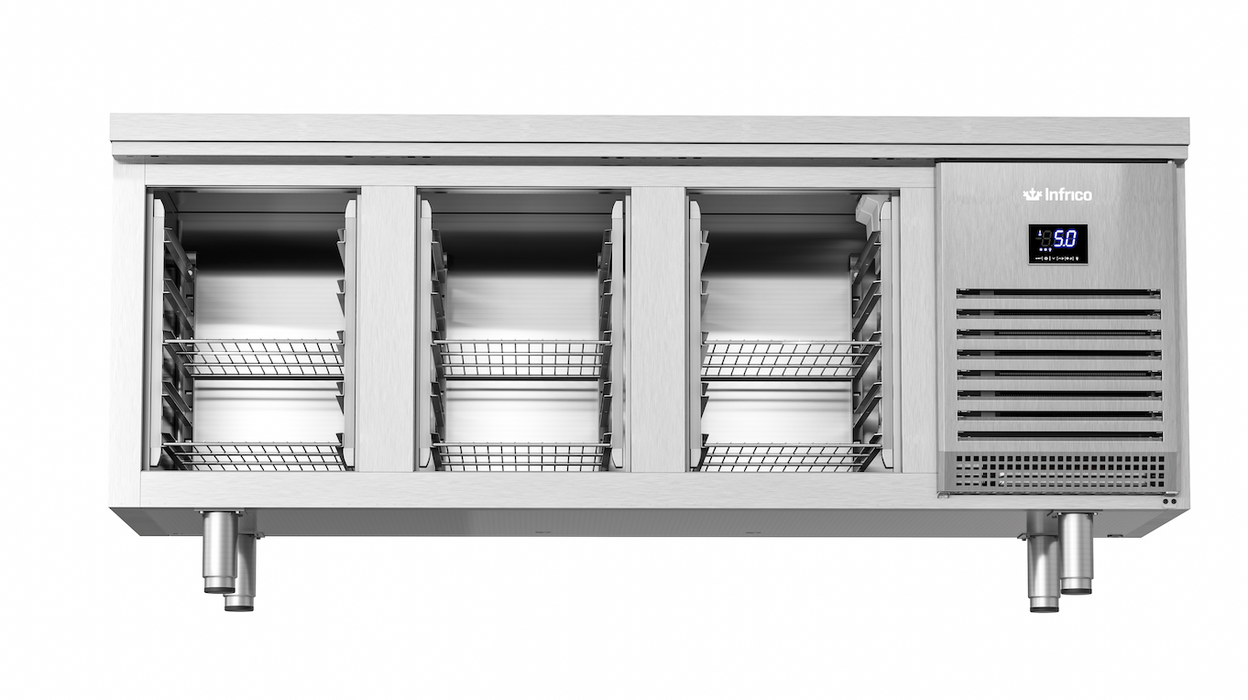 BMGN 1960 II Mesa refrigeración y congelación GN1/1
