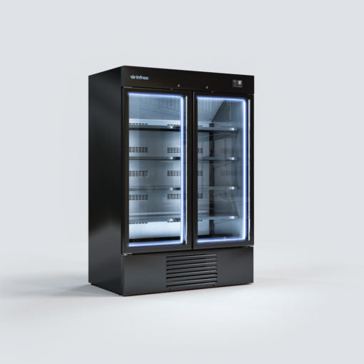 ERC 130 PH BT negro Expositor refrigerado vertical