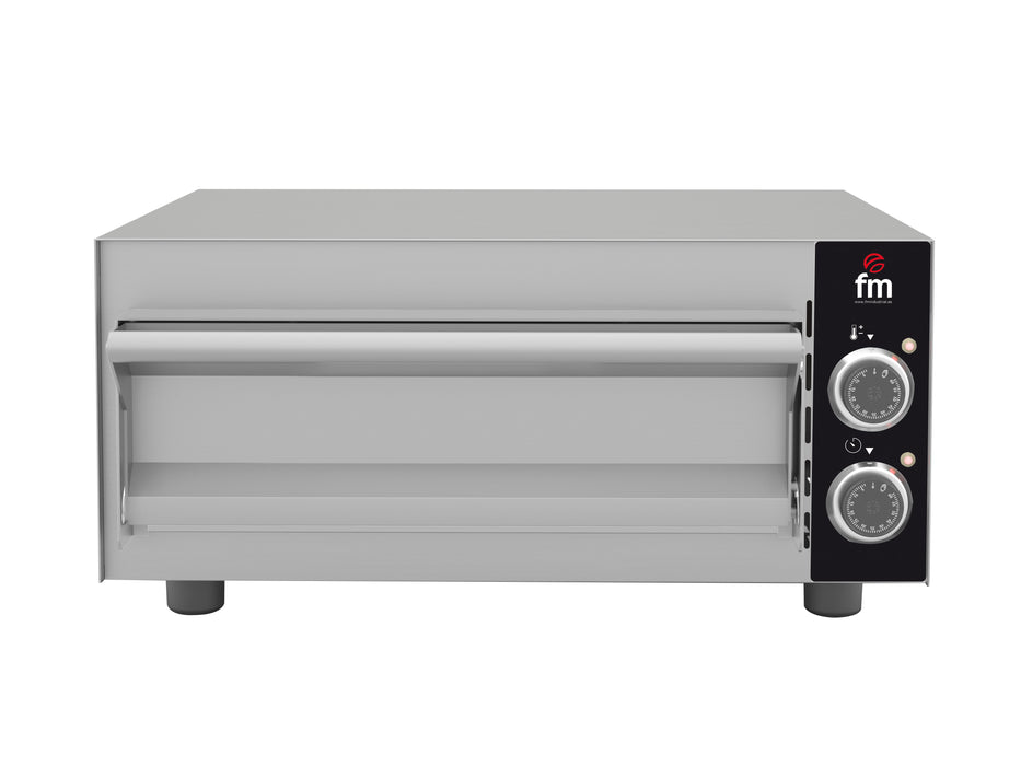 FM STZ133 Horno pizzero con control manual y eléctrico con capacidad para 1 pizza