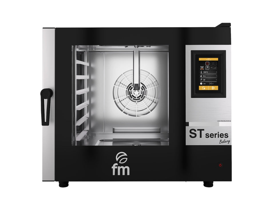 STB 5 86 V7 GAS Horno mixto de panadería con pantalla táctil 7” y de gas con capacidad para 5 bandejas 80X60.