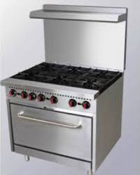 HDS GR-36 Estufa 6 quemadores con horno