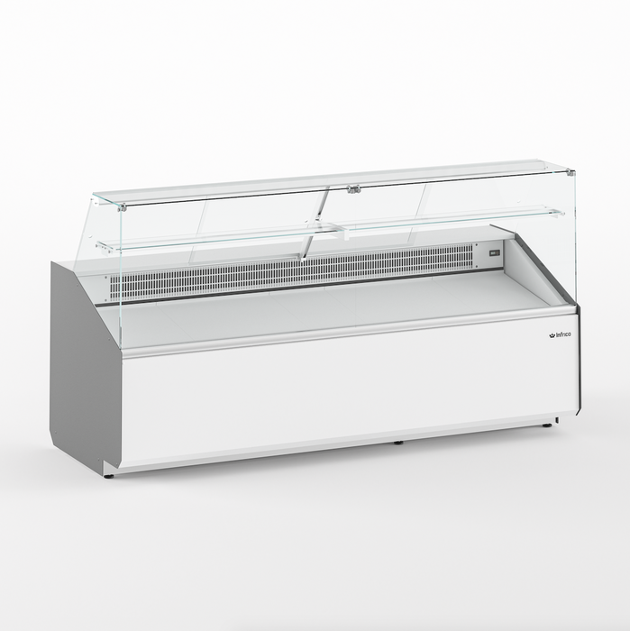 VJU 25 C  VITRINA EXPOSITORA CRISTAL CURVO O RECTO
