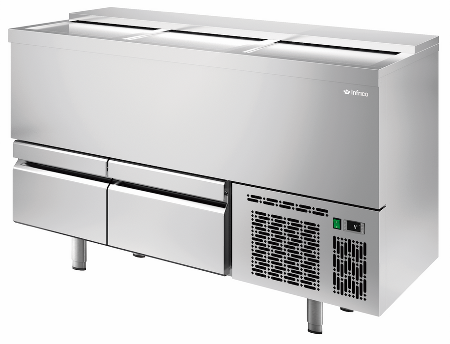 EBC 1500 II Refrigerador de botellas con cajones
