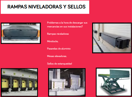 Rampas Niveladoras y Sellos